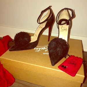 Christian Louboutin
Pom Ankle Strap Pump